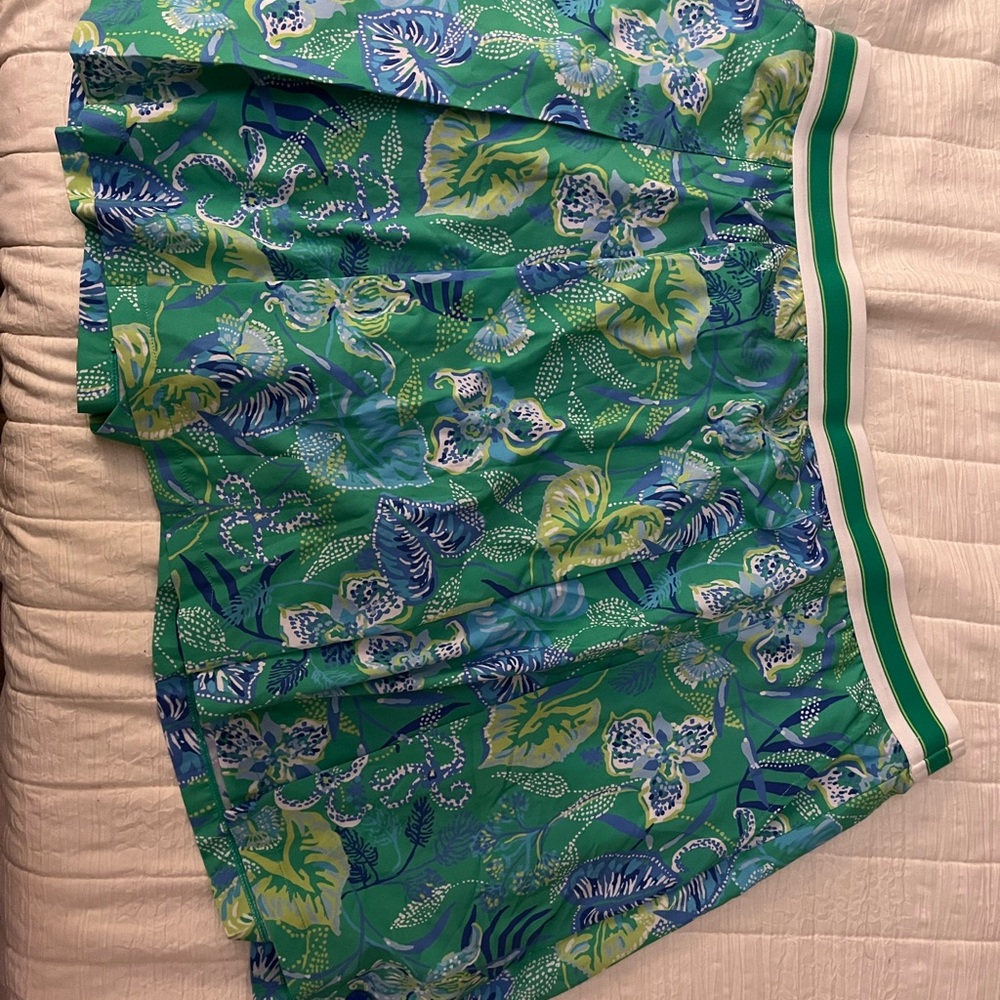 Lilly Pulitzer Green Floral Shorts